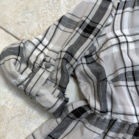 💎✨ Plaid Button Up Babydoll Top Torrid 1 - Picture 4 of 5